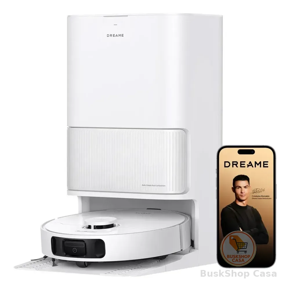Dreamej Aspirador Robô D20 Ultra 13000pa Com Base E Mop Branco