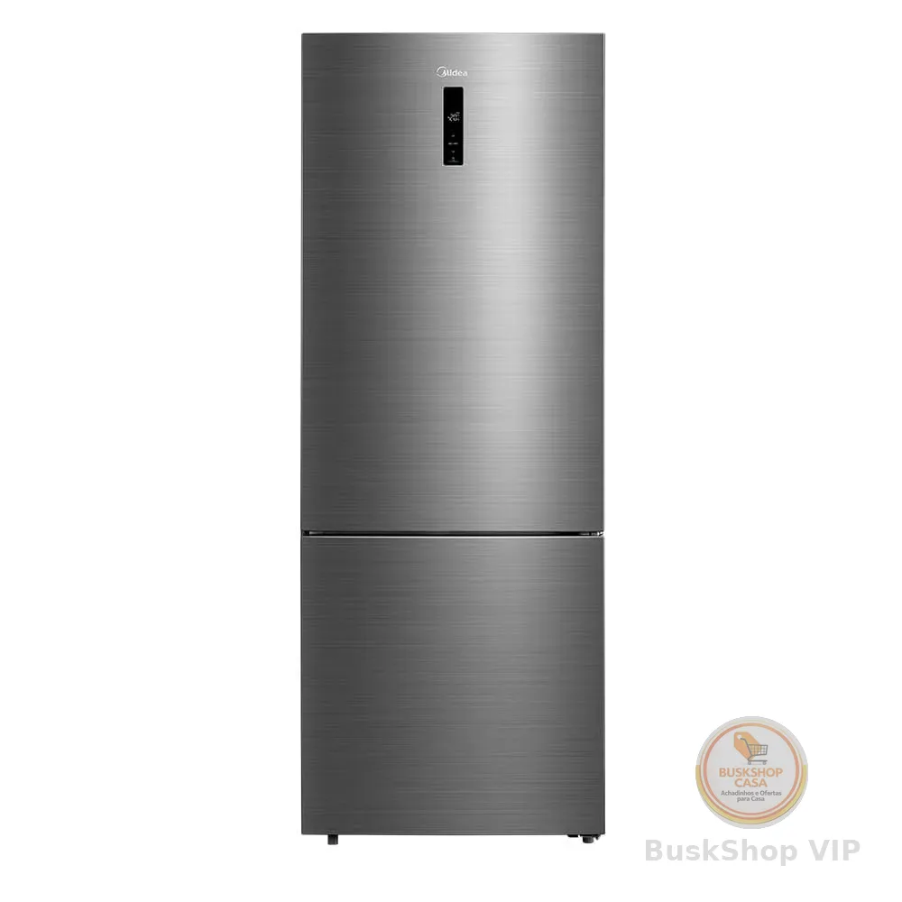 Midea Geladeira Inverse Frost Free 416L Inverter cor Inox Midea MDRB593FGD463 - Bivolt