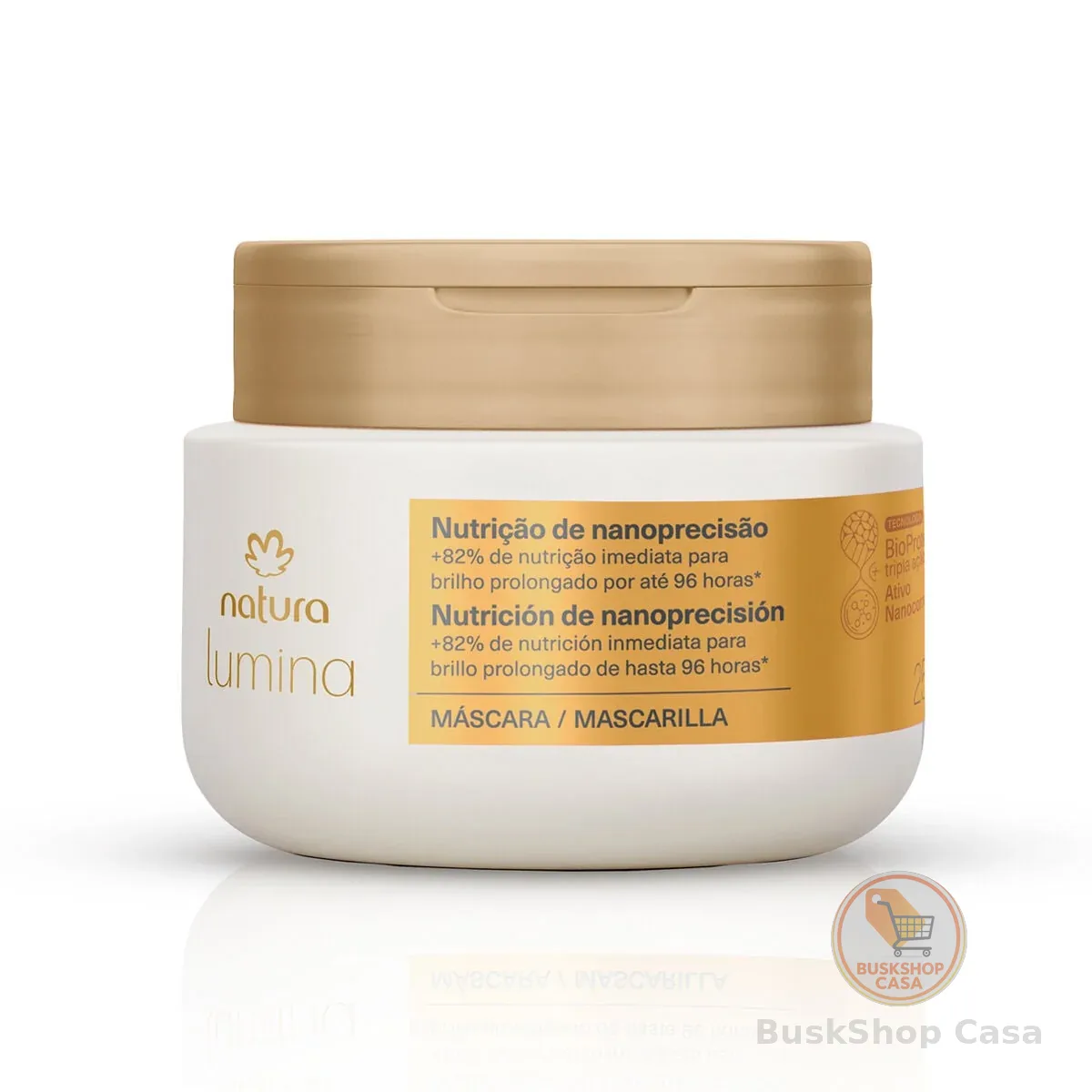 Máscara Capilar Nutrição Nutrição de Nanoprecisão Lumina 250ml