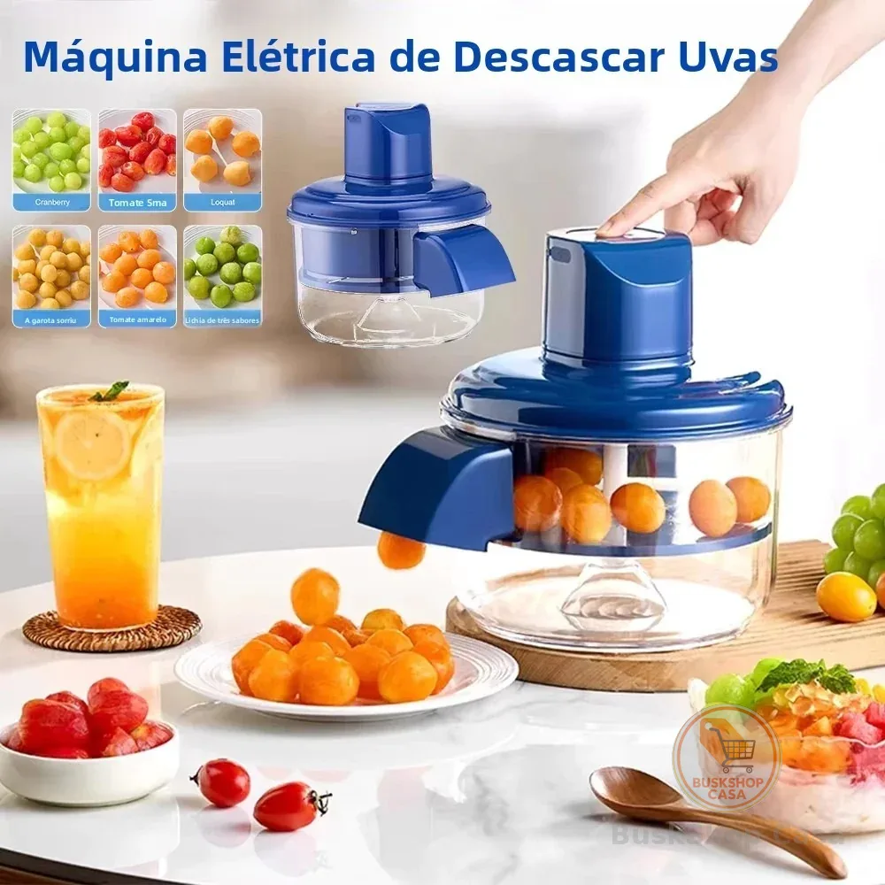 Descascador Automático De Alho , Elétrico , Adequado Para Uvas , Tomates , E Frutas (Manual)
