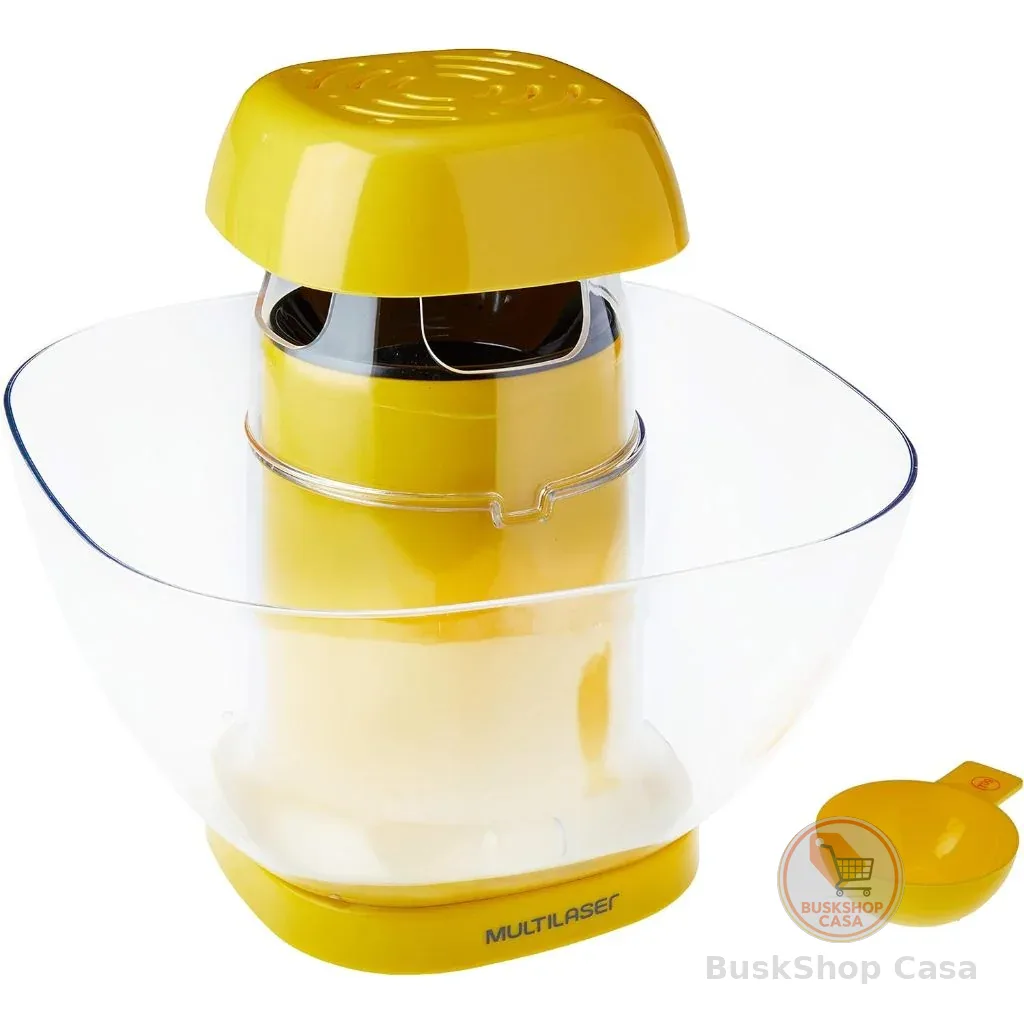 Pipoqueira De Tigela Sem Óleo 1200w Saída Vapor Ce074/ Ce075 Cor Amarelo CE074 127V