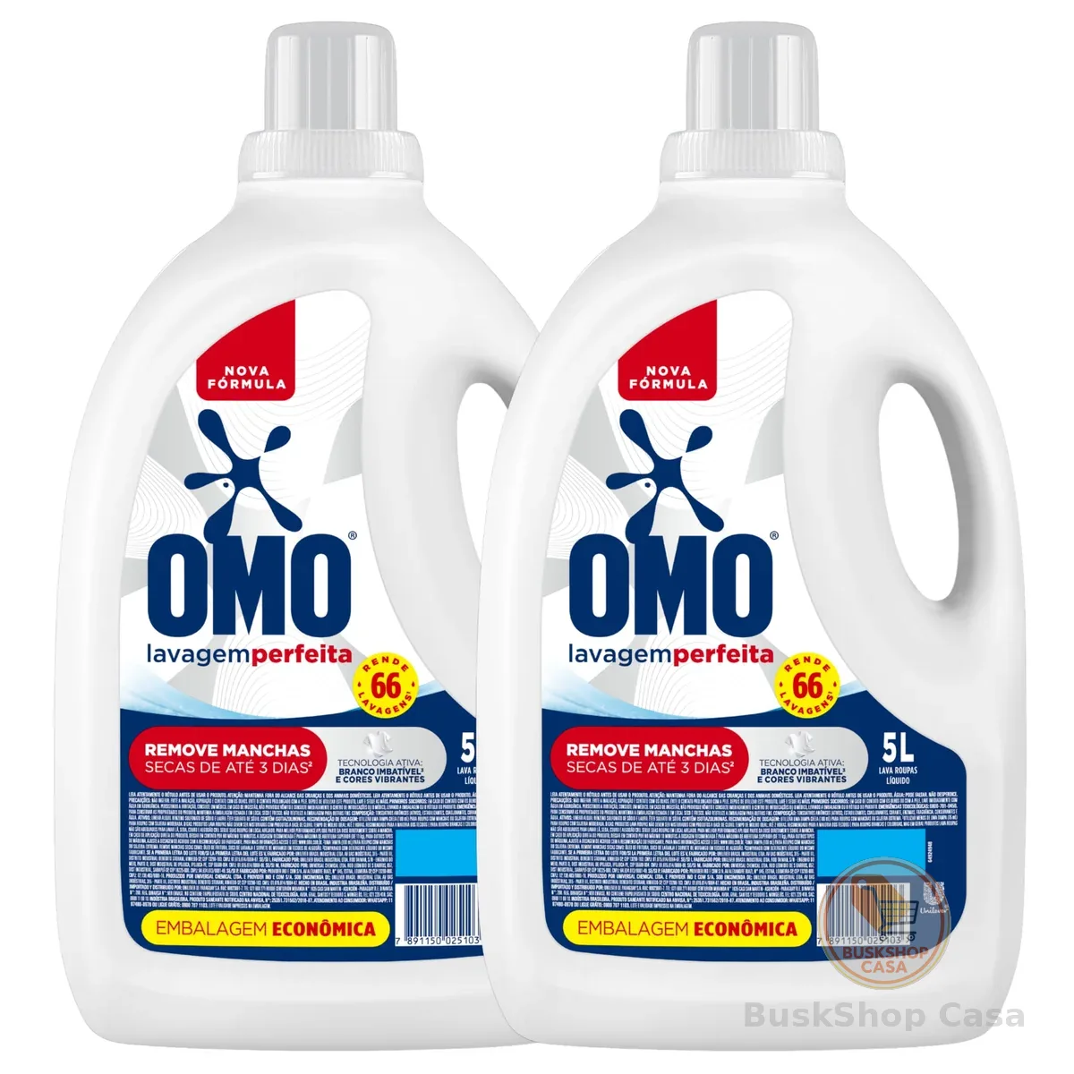 Omo Sabão Líquido Lavagem Perfeita 2x5L