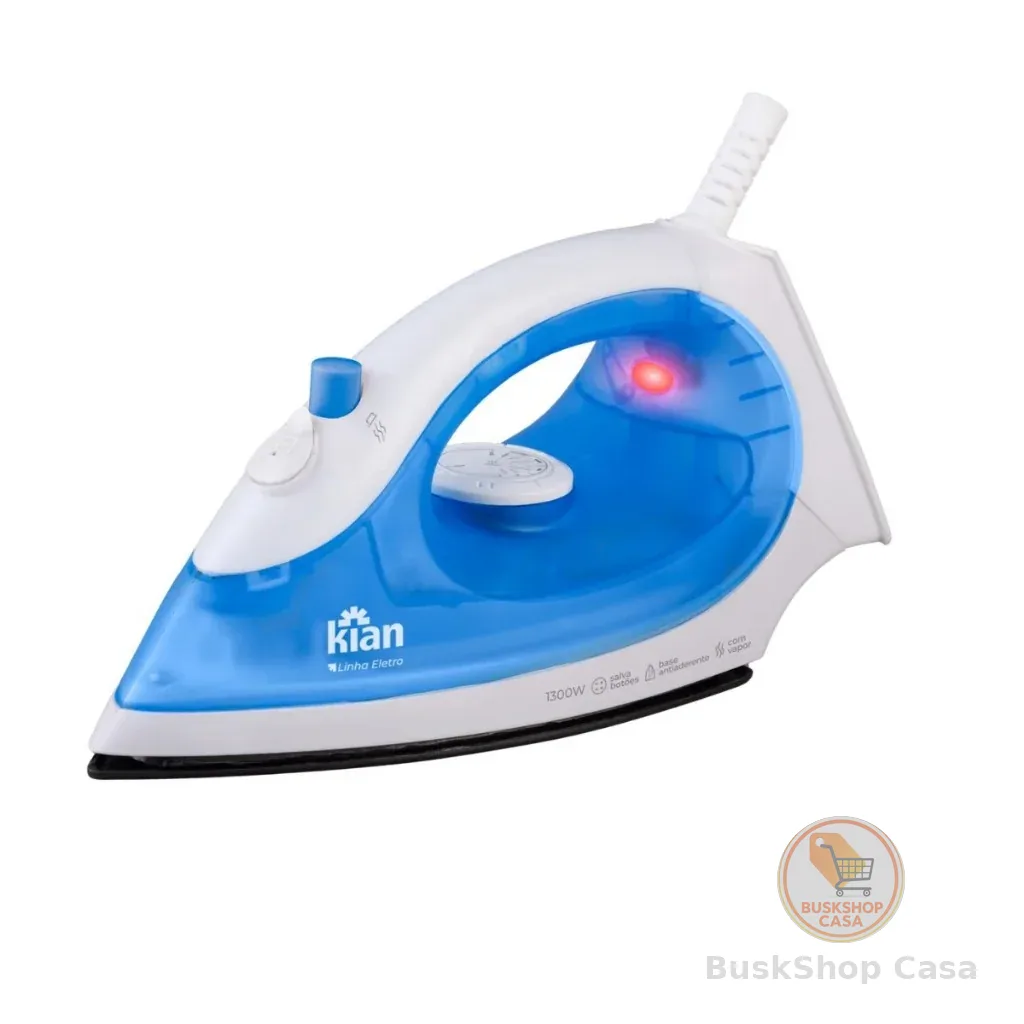 KIAN FERRO DE PASSAR A VAPOR BASE ANTIADERENTE 127V FPV100