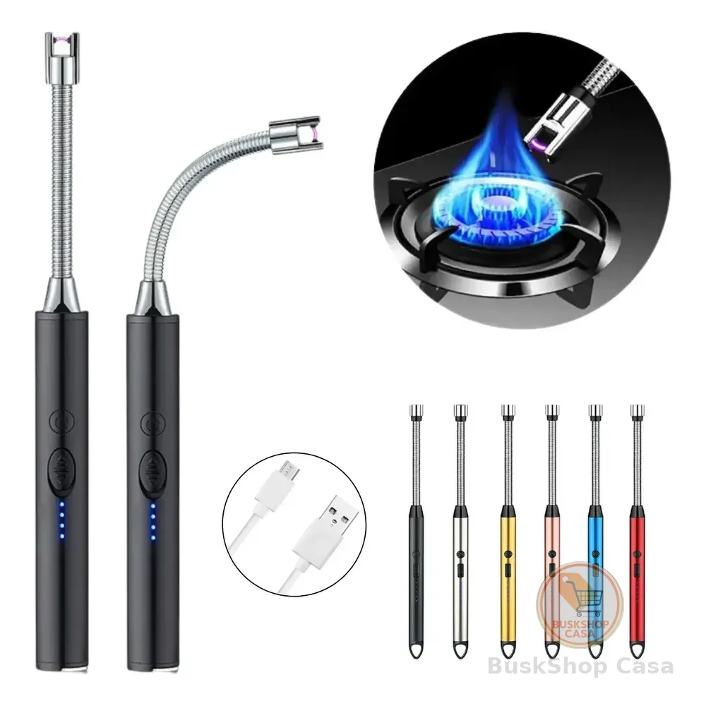 Acendedor De Fogão Velas Eletrônico Plasma Recarregável Usb