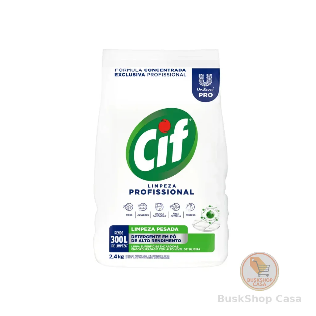 Limpador em Pó Limpeza Profissional 2,4kg Cif