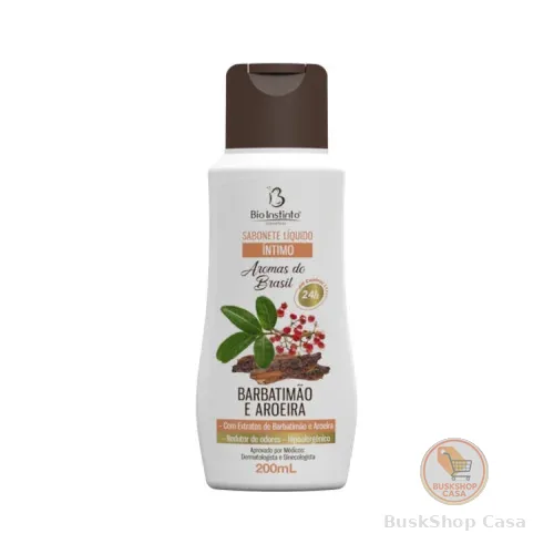 Sabonete Líquido Íntimo Barbatimão e Aroeira 200ml - Bio Instinto