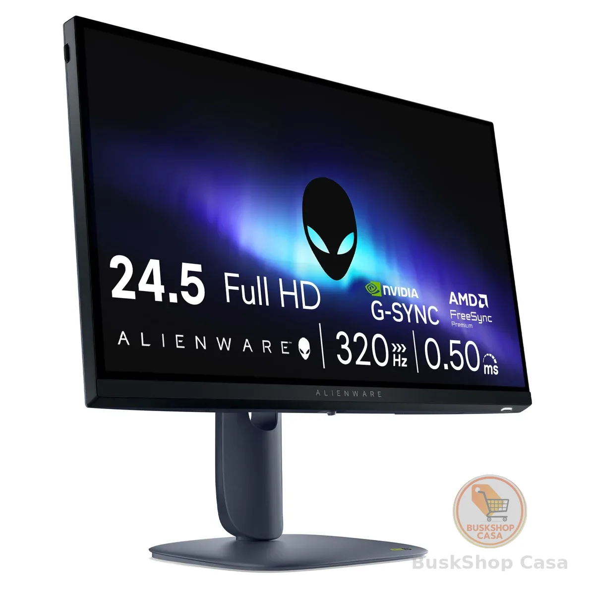 Monitor Gamer Alienware 25" - Full HD (1920 x 1080) - 320 Hz - IPS, Resposta de 0,5 ms, 99% sRGB - AW2525HM