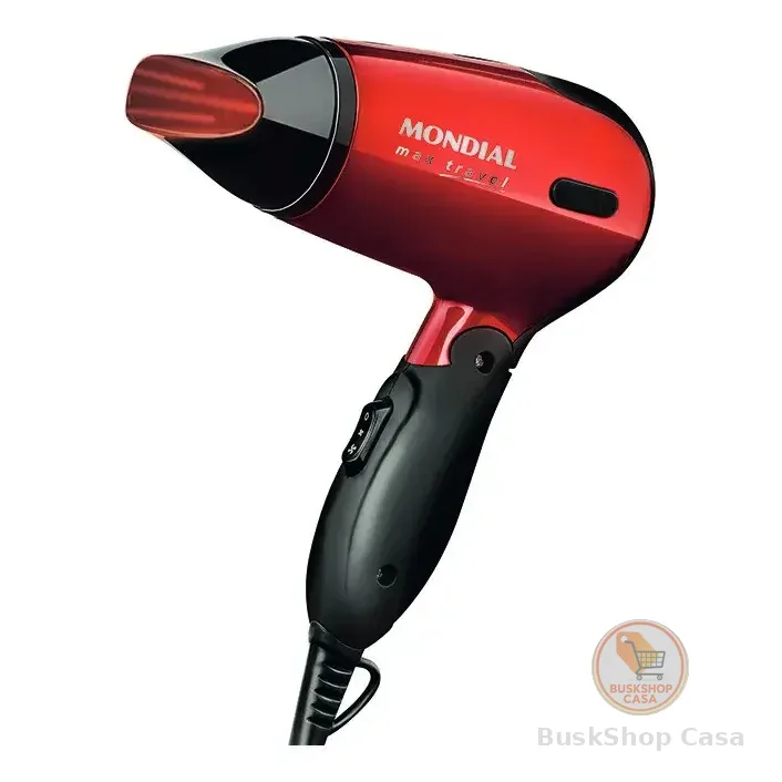 🧡 Secador de Cabelos Mondial Max Travel SC-10 Bivolt 1200w