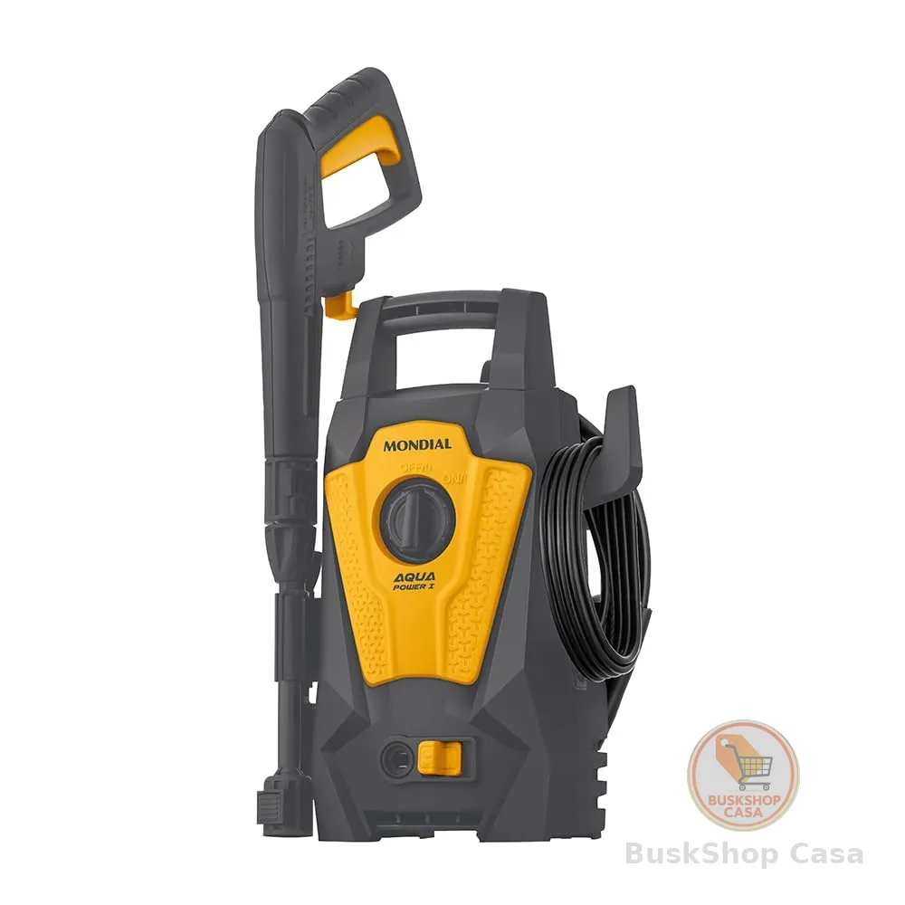 MONDIAL Lavadora de Alta Pressão Aqua Power I, Cinza/Amarelo, 1400W, 110V - LAP-01-GY