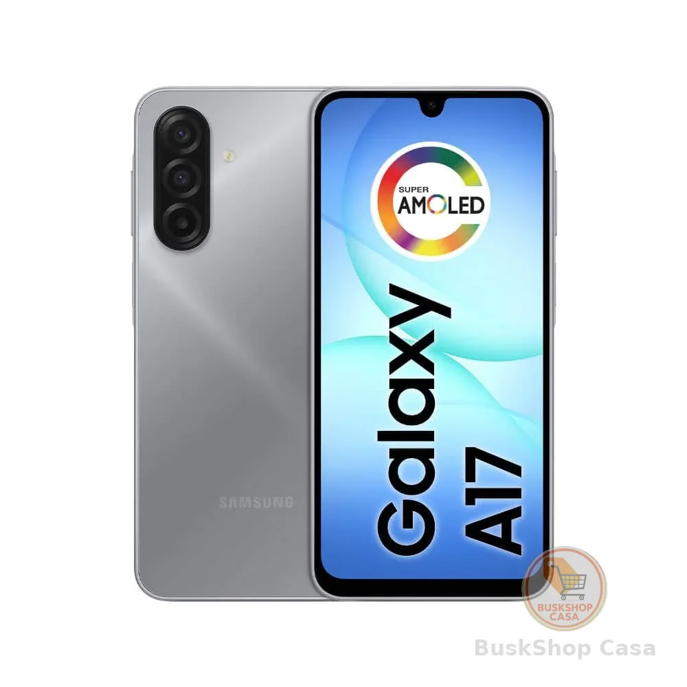 Celular Samsung Galaxy A17, 128GB, 4GB, 50MP Tela 6.7", IP54 - Cinza