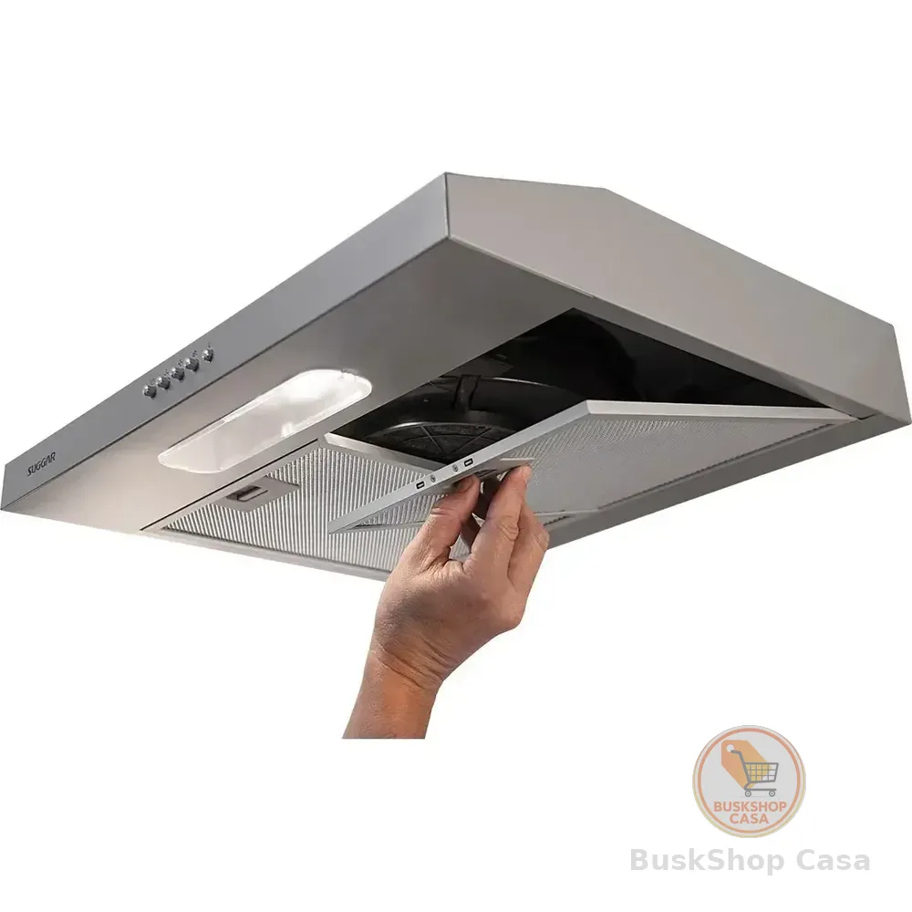 Depurador E Exaustor De Ar Suggar Slim 60cm Prata Cor Prateado 220v