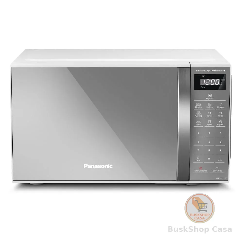 Panasonic Micro-ondas 21L Branco Espelhado 127v NN-ST27LWRU