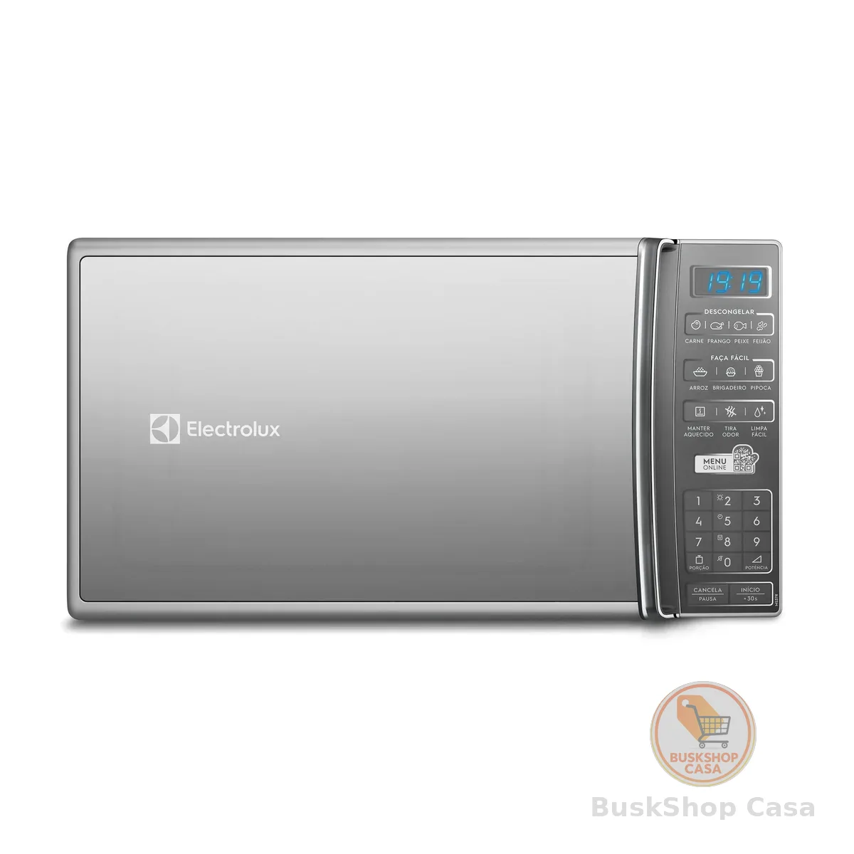 Micro-ondas Electrolux 27L Inox Espelhado com 55 receitas pré-programadas 220v MS37R