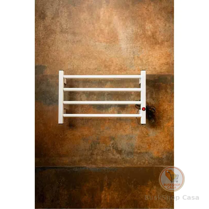 🧡 Toalheiro Térmico 4 Barras Porta Toalha Suporte Para Toalha de Rosto Pequeno Electrowood