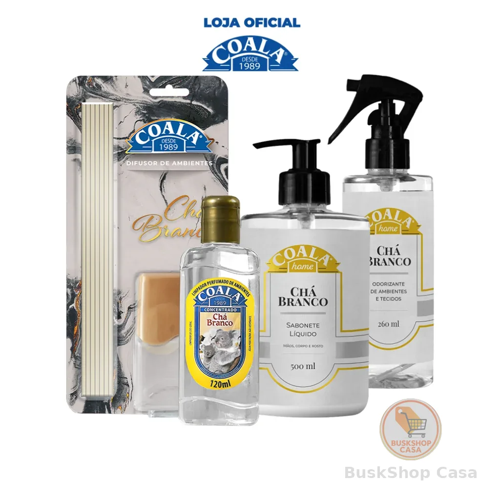 kit Coala Home Chá Branco