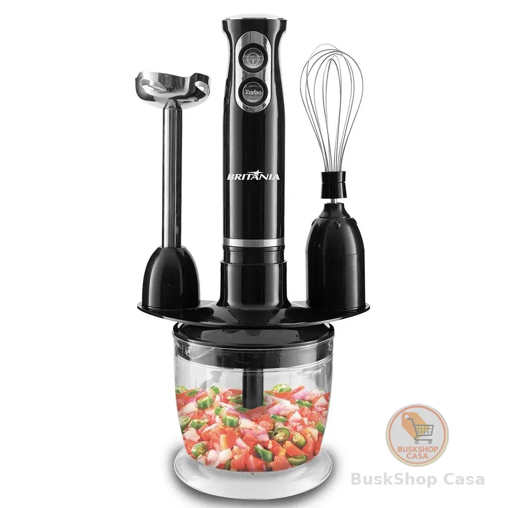 Mixer 3 em 1, 400W, 2 velocidades, Bmx400, Preto, 220v, Britânia