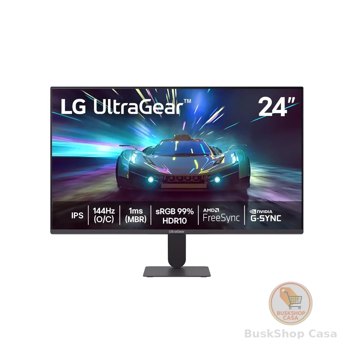 Monitor LG UltraGear™ 24G411A-B 24",FHD, 144Hz, 1ms (MBR), NVIDIA G-SYNC, AMD FreeSync, HDR10