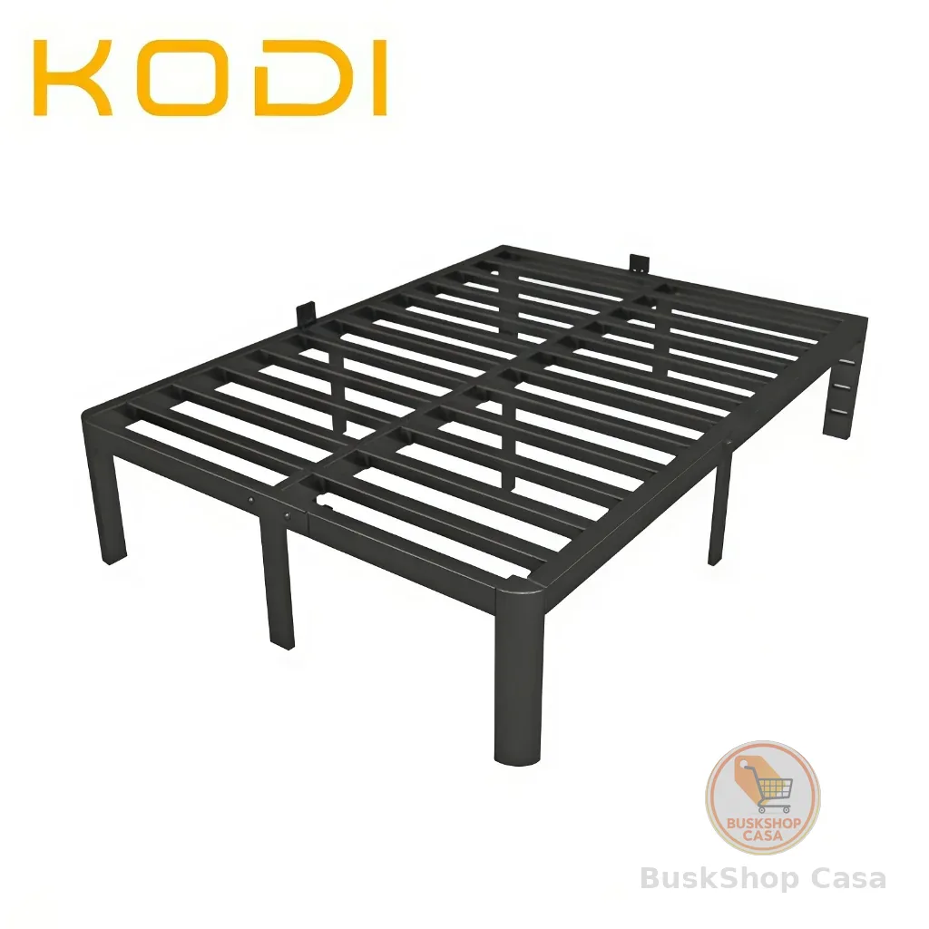 🧡 Estrado de Metal para Cama solteiro  Casal Suporte Colchão Cama Box ​Fácil Montar Ripas Aço Suporta 400kg -O17
