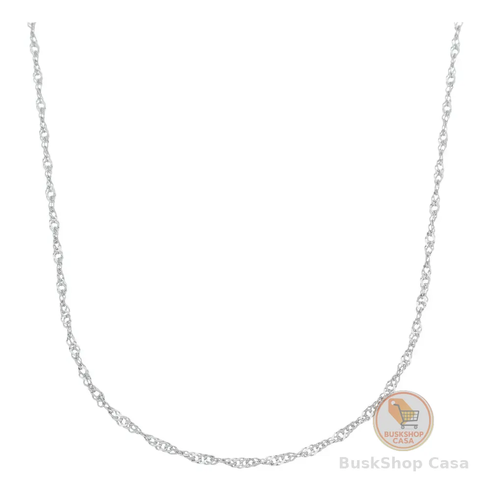 🛍️Corrente Feminina Aço Inox Fininha Singapura 2mm 60cm