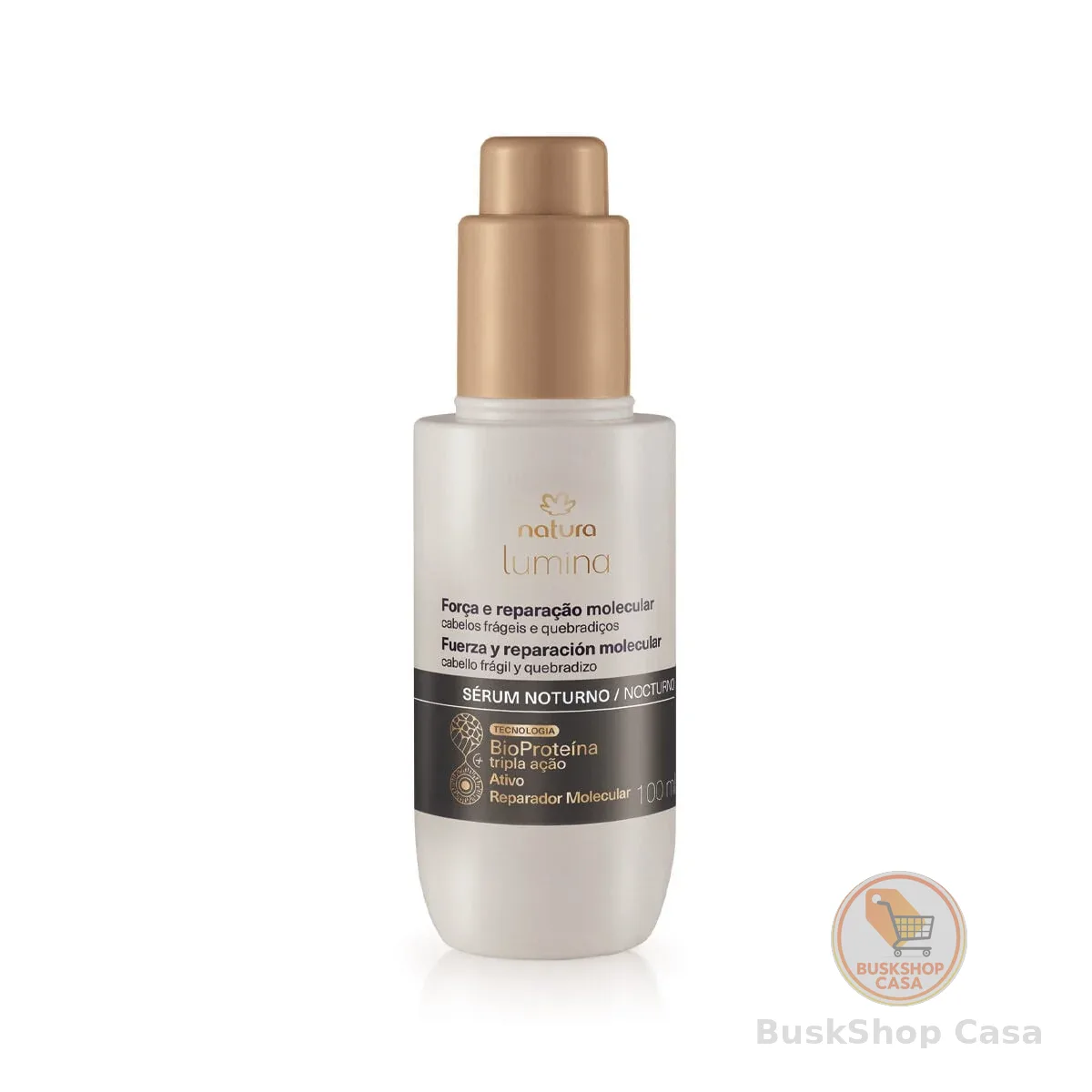 Sérum Capilar nocturno Força e Reparação Molecular Lumina 100ml