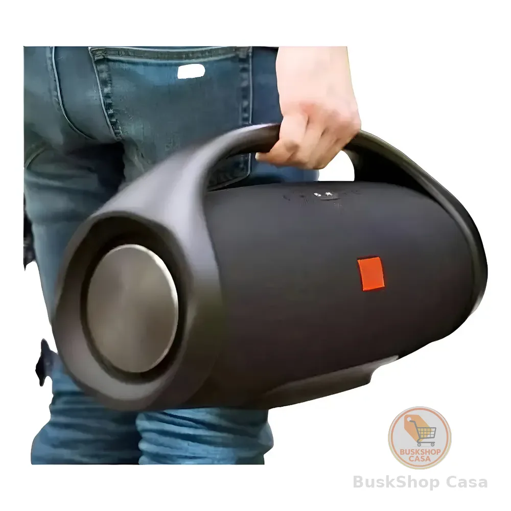 Boomsbox Caixa De Som Grande Portátil 35cm + Oferta Preto 127/220v