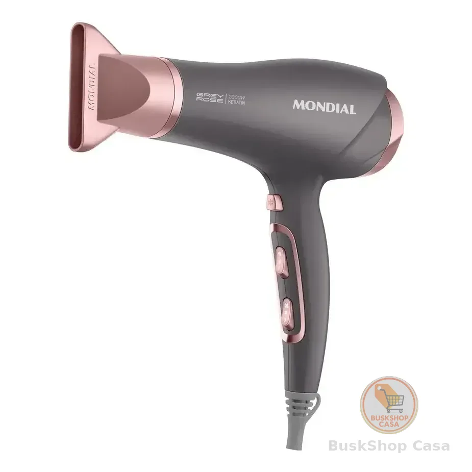Secador De Cabelos Scn-11 2000w Grafite E Rosê Mondial Grafite-rosê 220v