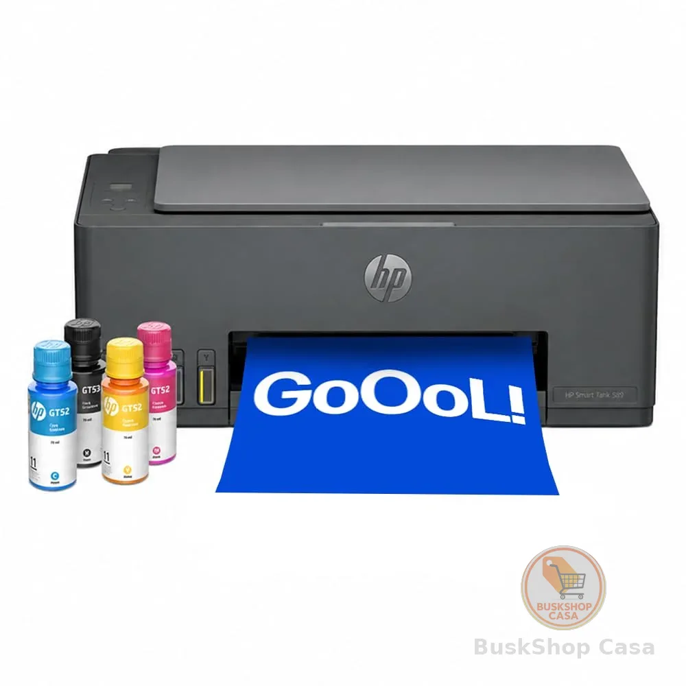 Impressora Multifuncional HP Smart Tank 589 Tanque de Tinta Colorida Wi-Fi, USB - Alta Economia -Copiadora e Scanner (5D1A8A)