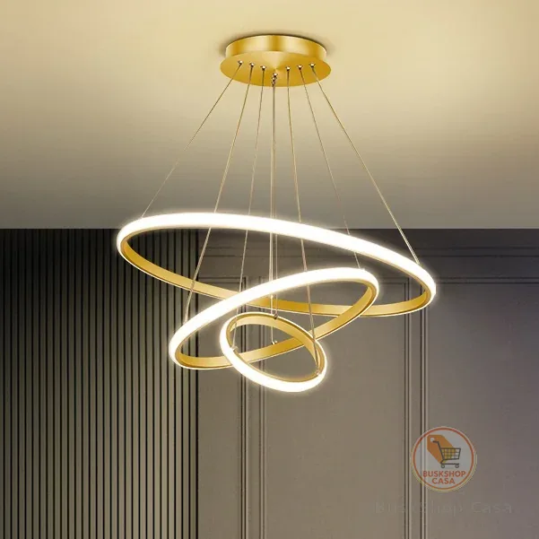 3 Cores Em 1 Luz Sala De Estar Lustre Cozinha Pingente Lâmpada Do Teto Led Nordic Moderno Decoração