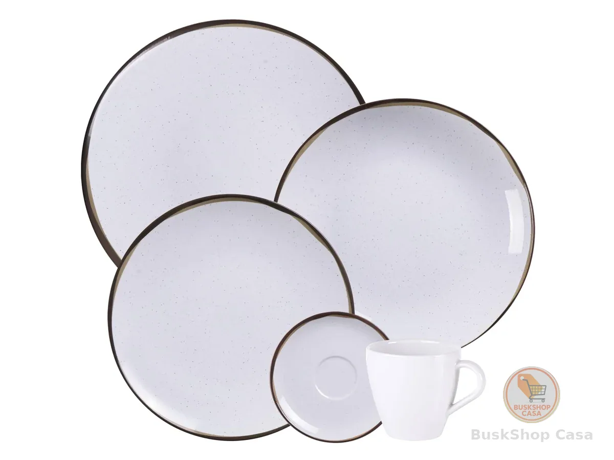 Aparelho de Jantar Tramontina Canyon em Porcelana Decorada 20 Peças