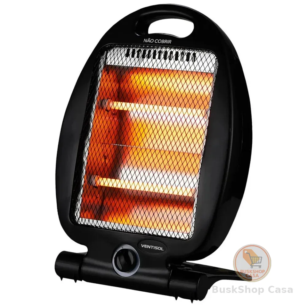 Aquecedor elétrico 800W quartzo 2 em 1 com 2 níveis de aquecimento AQ02I - Ventisol