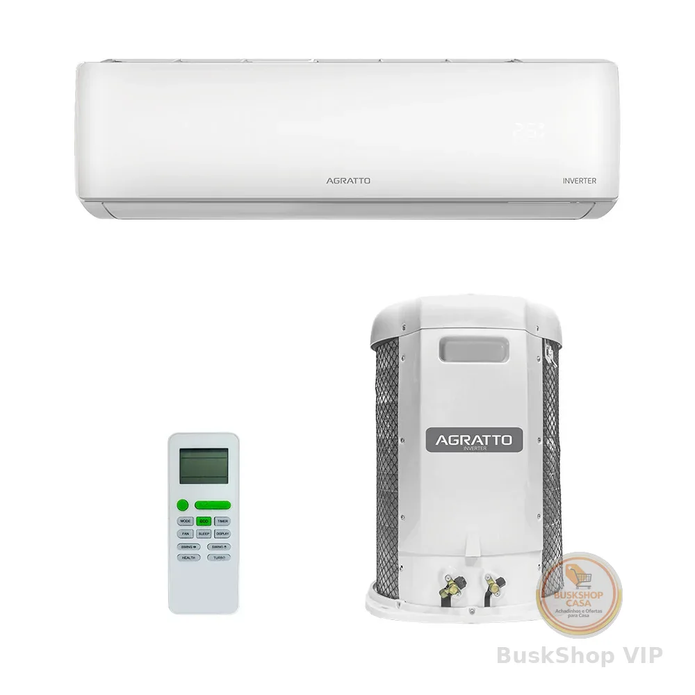 Ar Condicionado Split Hi Wall Agratto Liv Top Inverter 18.000 Btus Frio 220v R-32