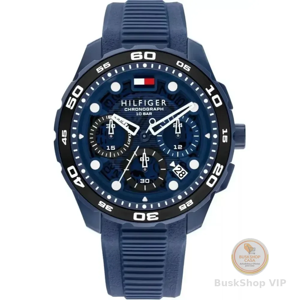 Relógio Masculino Tommy Hilfiger Th-regatta 1792232 Azul Azul-marinho Preto Azul-marinho Preto