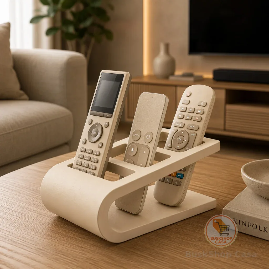 Suporte Organizador para Controles Remotos  | Porta Controle Moderno Decorativo
