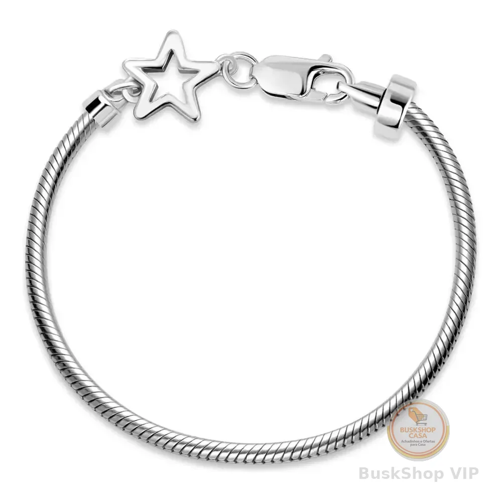 Pulseira Life Estrela Em Prata 925