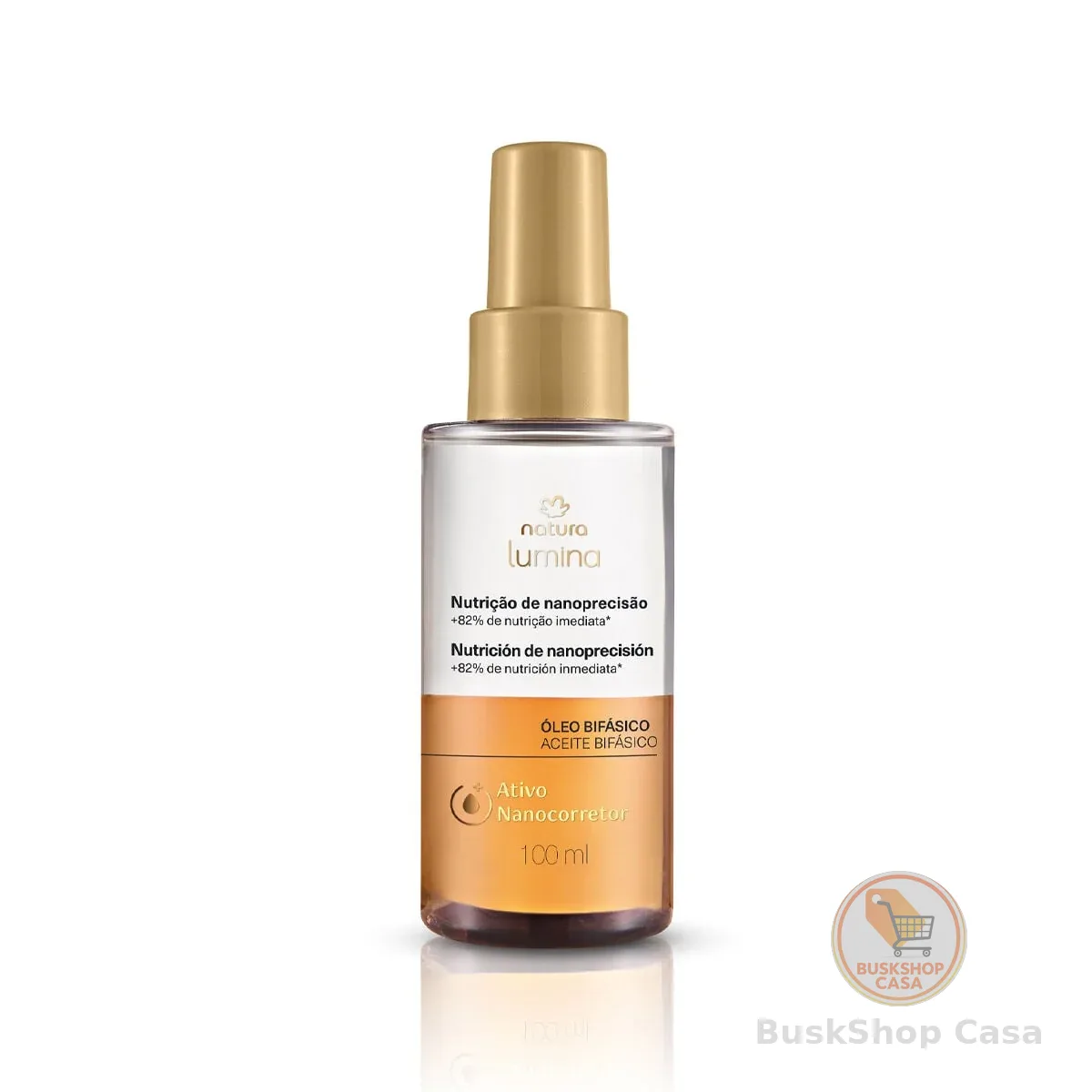 Óleo Capilar Bifásico Nutrição de Nanoprecisão Lumina 100ml