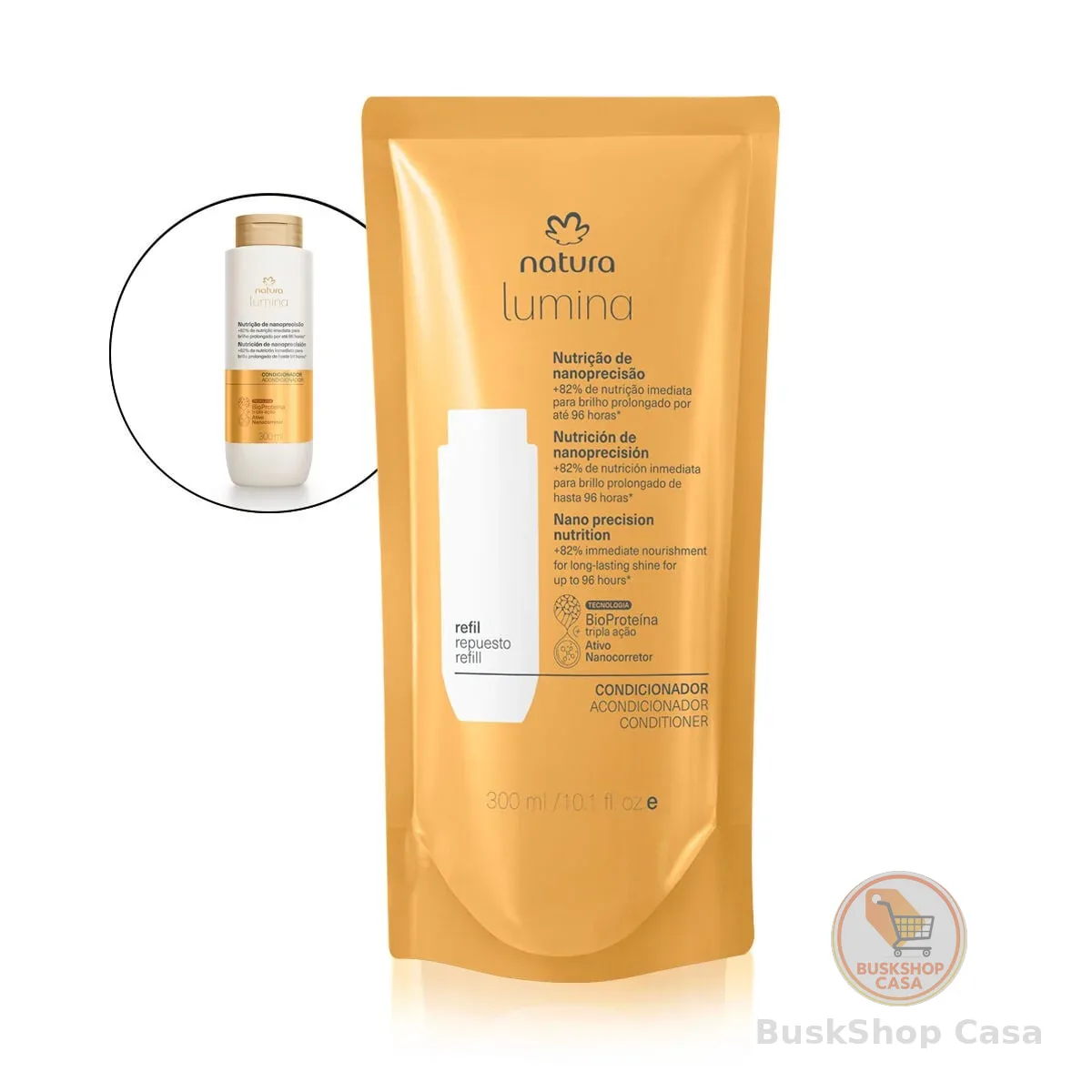 Refil Condicionador Lumina Nutrição de Nanoprecisão