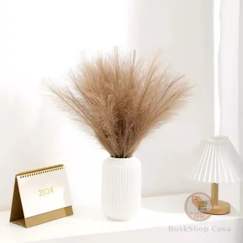Atacado Capim dos Pampas Artificial 80cm – Folhagem Decorativa Sofisticada