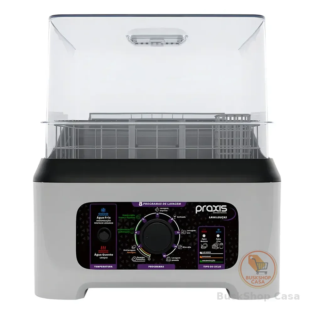 Lava Louças Praxis Portátil Llpp Semi-automática Branca Branco 127v