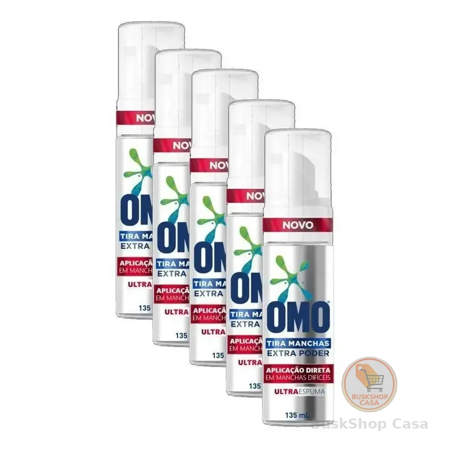 Tira Manchas Omo Extra Poder 135ml Kit 5