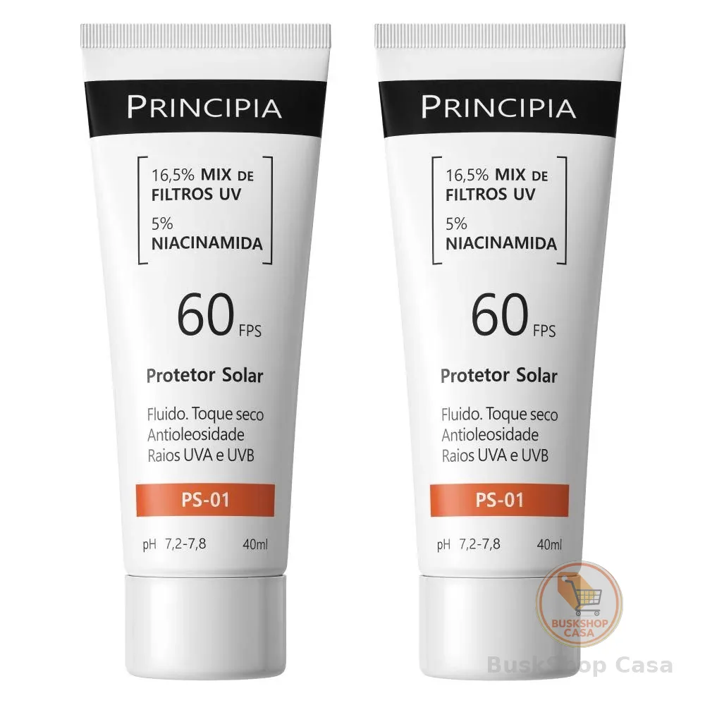 Principia Kit Duo c/ 2 Protetores Solares Faciais - PS-01 FPS 60