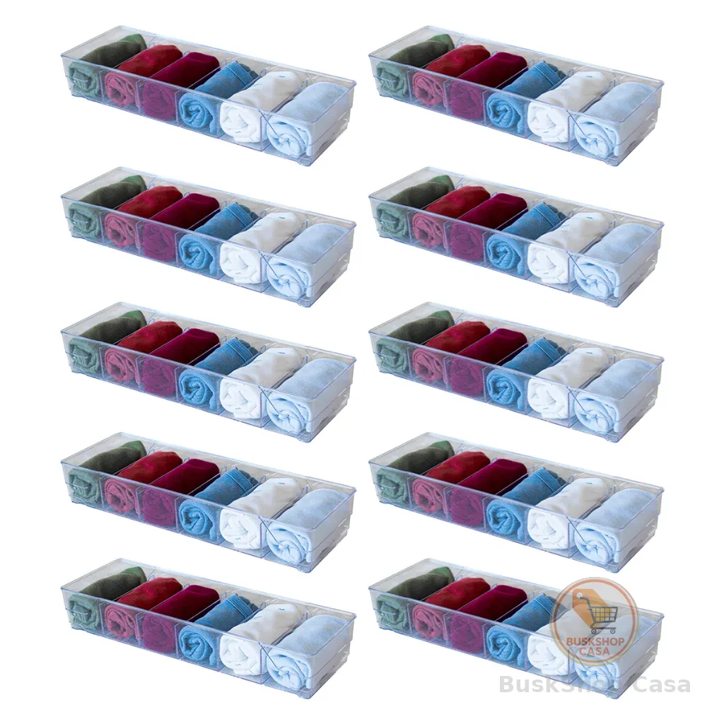 Kit 10 Colmeia Organizadora De Calcinhas Organizador De Meias Atacado Acrílico Amobox