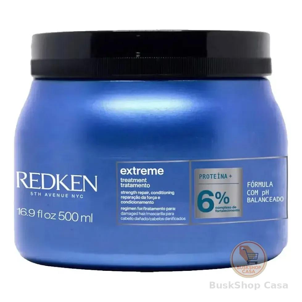 Máscara De Reconstrução Para Cabelos Danificados Extreme Redken 500ml