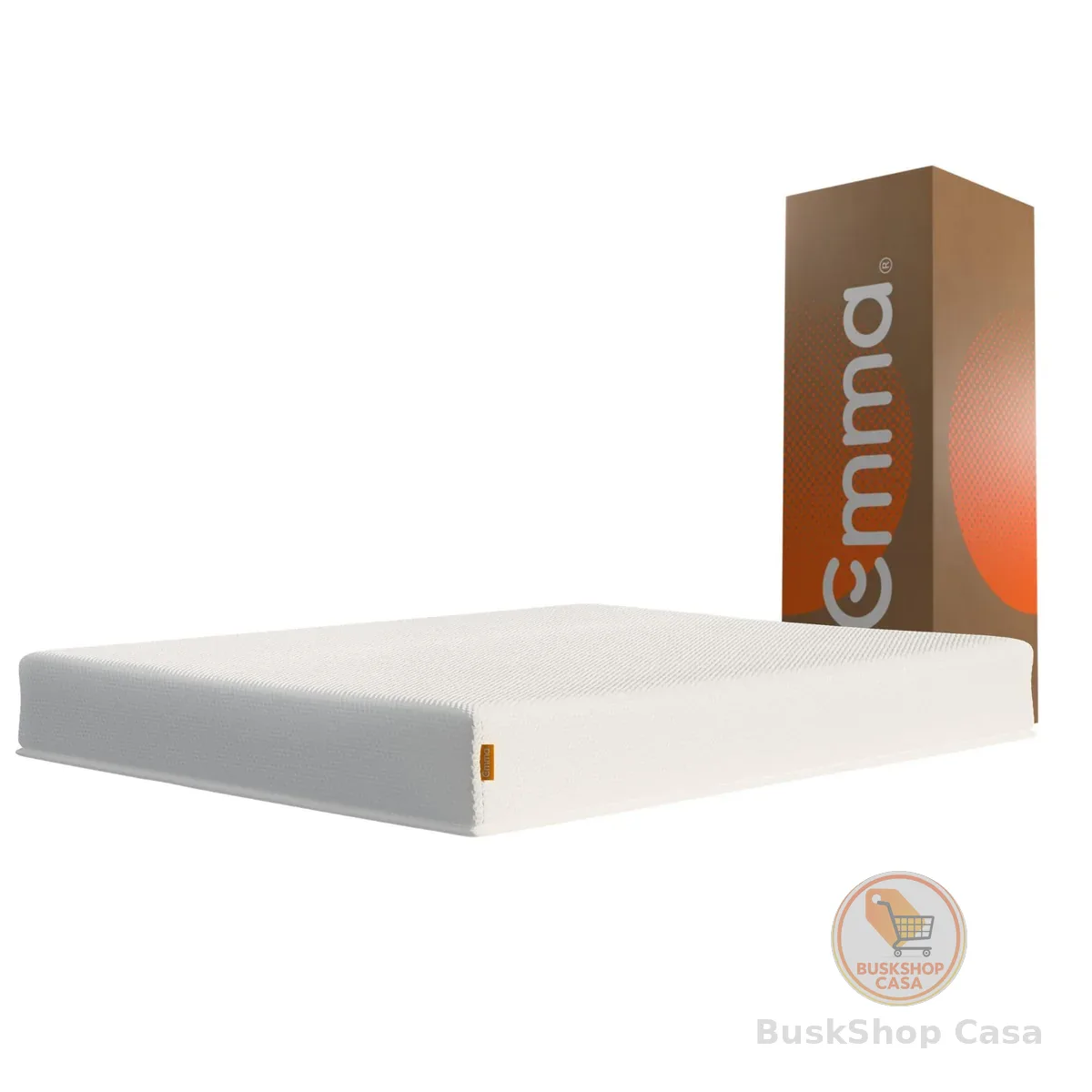 Colchão Queen Emma Basics 17 cm - 158x198 cm Espuma D28 17cm com Tecnologia Alemã, Firmeza Ideal, Suporte Confortável, 100 Noites de Teste e 5 Anos de Garantia
