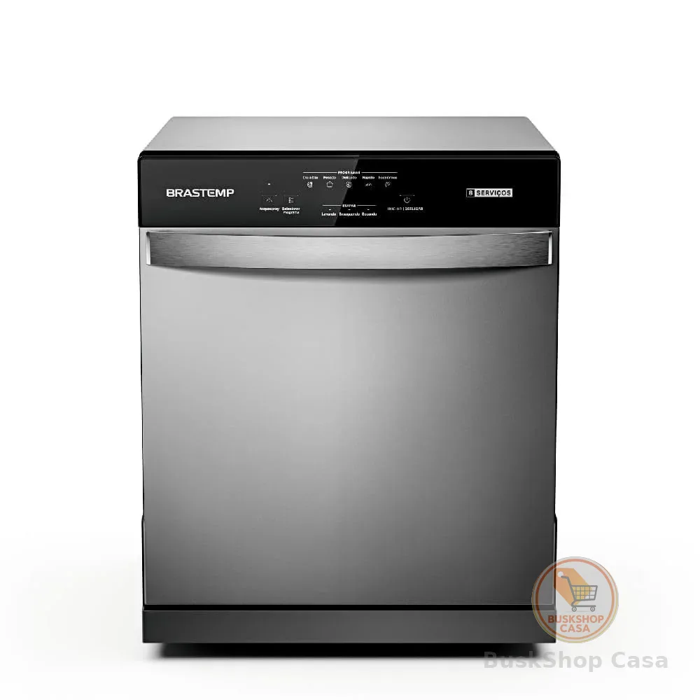 Lava Louças 8 Serviços Brastemp Cinza - BLF08BS 110V