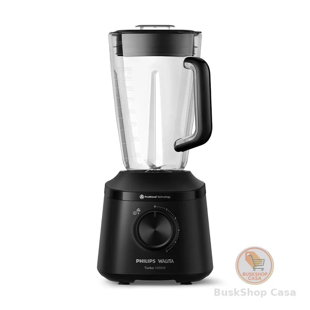 Philips Walita, Liquidificador Série 3000 Turbo, 110V, Preto, 1000W - HR2270/91