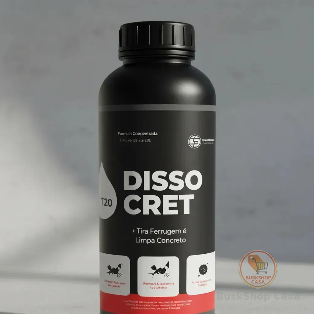 Dissocret Limpa Concreto e Ferrugem - Desincrustante Ácido 1L