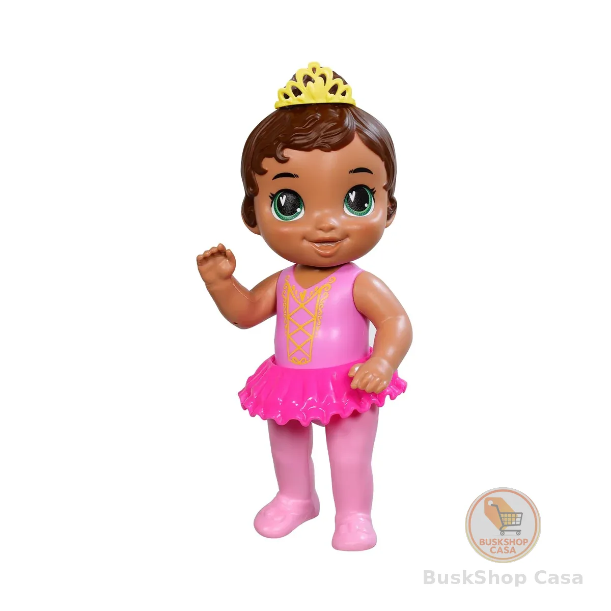 Baby Alive, Boneca, Princesa Bailarina - Cabelos Castanhos, Tiara Removível, 26 cm - A partir de 3 Anos