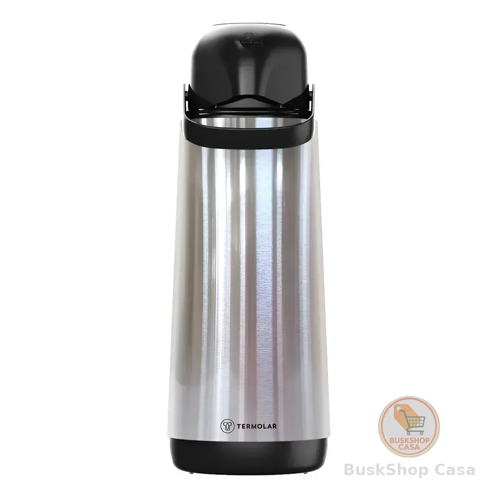 Garrafa Térmica Lúmina Inox 1.8l Termolar Cinza Prateado