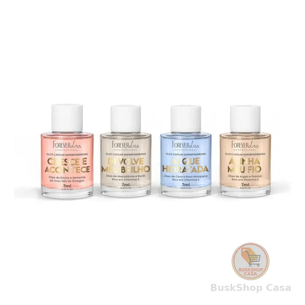 Kit Óleos Capilares Superpoderosos Completo Forever Liss 7 M