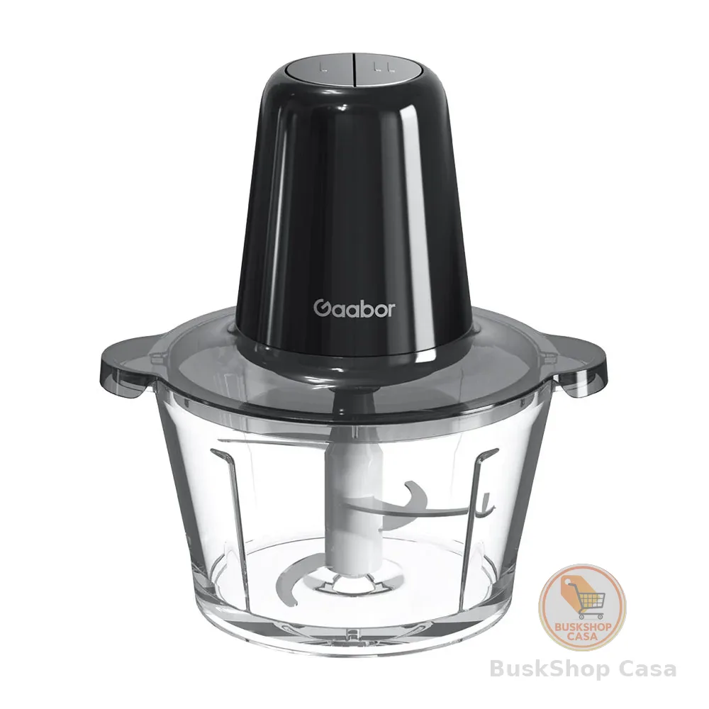 Gaabor Triturador Processador Carne Legumes 2L 4 Lâminas Aço Tigela Vidro Multifuncional MG-15M02A